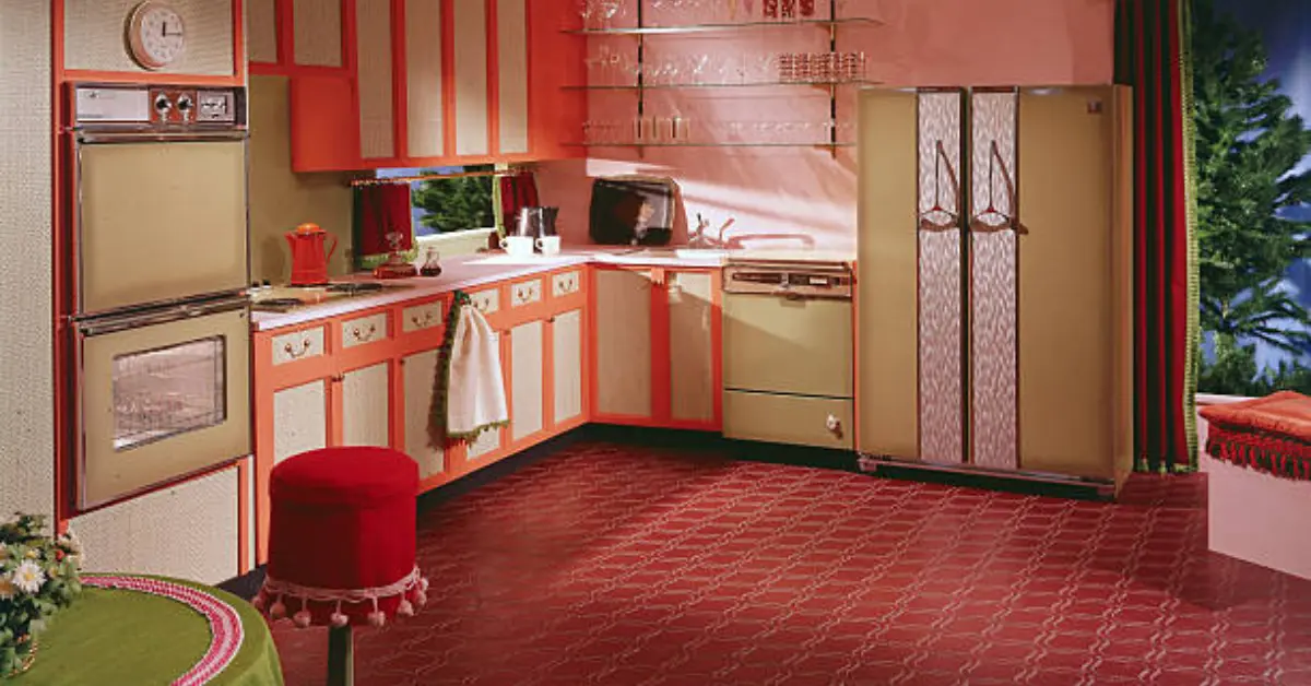 an updated clean and beautiful 1970s kitchen