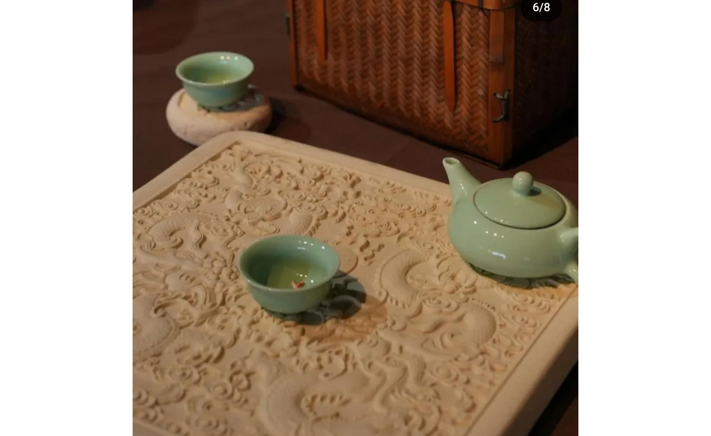 Traditional Japanese tea ceremony set.